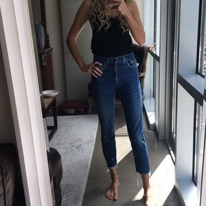 reworked vintage Levi jeans.